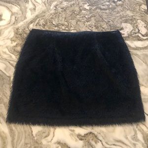 Black Shag Kardashian Kollection Miniskirt